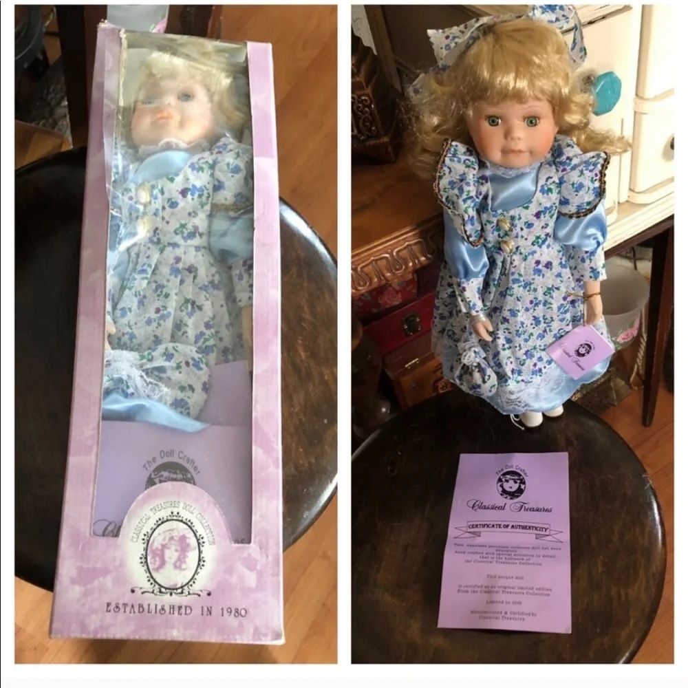 Vintage Classical Treasures Porcelain Doll